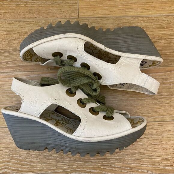 Fly LONDON-YLVA LACE UP LEATHER SANDALS - Picture 2 of 11